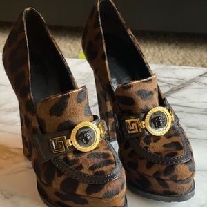 Versace platform heels